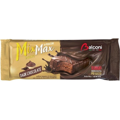BALCONI Балкони снакс Микс Макс тъмен шоколад, 10х32 гр