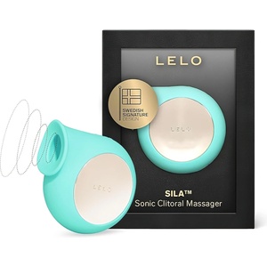 LELO Sila - клиторен вибратор с вълни - водоустойчив, тюркоаз