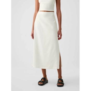 GAP Дълга ленена пола GAP GAP | Byal | ЖЕНИ | M