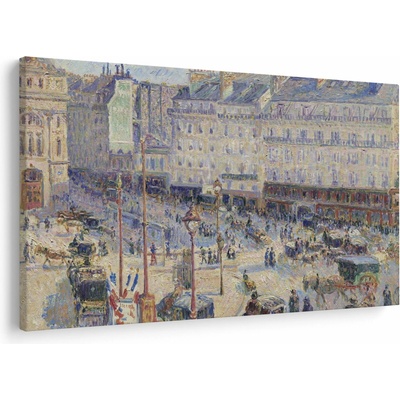 Obraz - Camille Pissarro, The Place du Havre, reprodukcia, jednodielne 150x100 cm