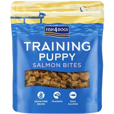 Fish4Dogs Тренировъчни хапки за кученца с сьомга 80 г