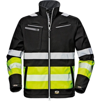 PRA-P-OR s. r. o Prapor contrast softshell / Светлоотразително софтшел яке - черно/жълто s (prapor381551)
