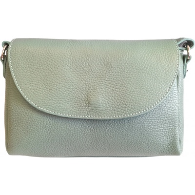 Vera Pelle dámská kožená kabelka crossbody 1663 D96 zelená zelená