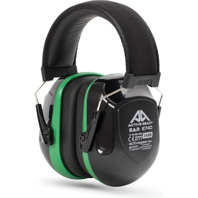 Activegear Антифони Active EAR E740, 34dB, Черно-зелени (E740)