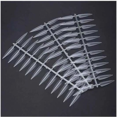 Starnails Vzorník na UV gel/ gel lak/ lak, CLEAR tvar stiletto tipy pro prezentační knihy