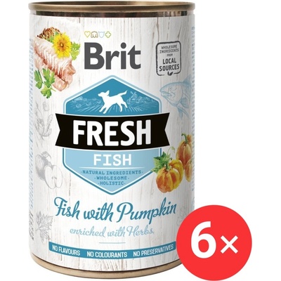 Brit Fresh Fish with Pumpkin 6 x 400 g