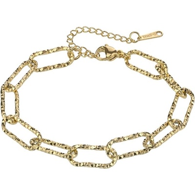 Marc Malone Pozlacený náramek z oceli Sarai Gold Bracelet MCB24014G