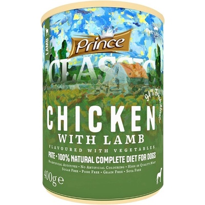Prince Classic lamb chicken & vegetable, 400 g