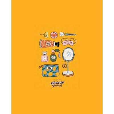 Panel z nepremokavého polyesteru 50x40 Beauty Don't Forget to Pamper Yourself