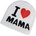 HARAHU Шапка I love mama - Бяла KP12443