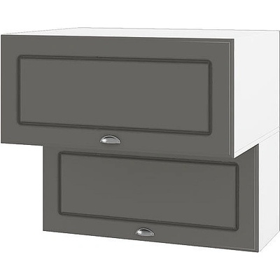 ИРИМ Горен кухненски шкаф Сити БФ-Цимент мат-06-107 80 см