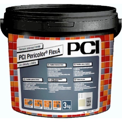 PCI Pericolor® FlexA Flexibilná škárovacia hmota s odolnosťou proti plesniam Cementovo sivá