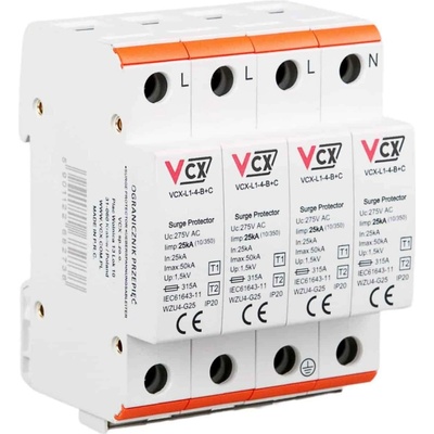 AC Přepěťová ochrana T1T2 4P VCX (B+C) 25kA