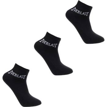 Everlast Детски чорапи Everlast Quarter Socks 3 Pack Childrens - Black