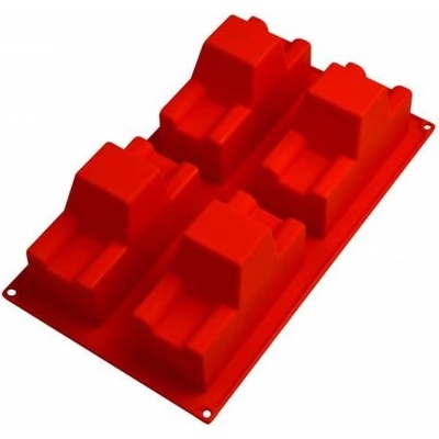 Cesil Silikonová forma /na mražené dezerty Nákladní auta na 4 ks 12,2x6cm