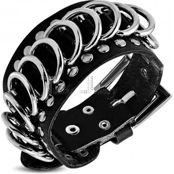 Image 1 of Talitha Черна рокерска гривна