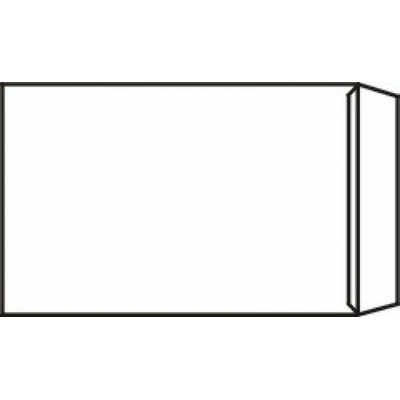 Obálka B4 BÍLÁ 353x250mm 100g s vlhčící klopou