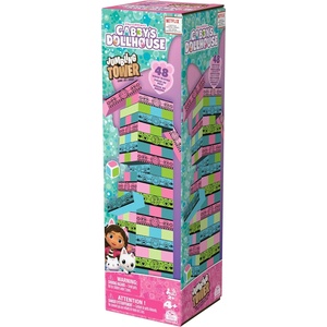 Spin Master Настолна игра Spin Master: Gabby's Dollhouse Jumbling Tower - Детска