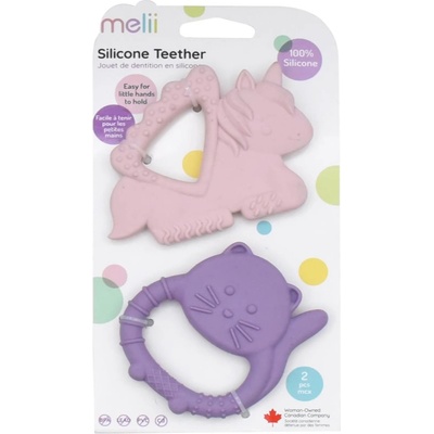 Melii Teethers гризалка Unicorn & Cat 2 бр
