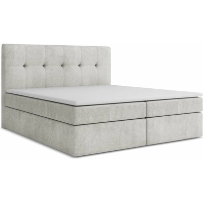 Makamii Palta Boxspring s úložným priestorom strieborná