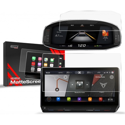 GRIZZ Protector, Ochranná fólie na display 2v1 Matte, Cupra Leon, 2020-2024, Display 12" – Hledejceny.cz