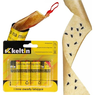 Geko Mucholapka 80 cm 4 ks K02527