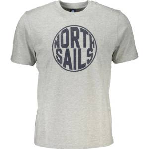 North sails Тениска с къс ръкав north sails, Цвят Сив (902836000_gr0926)