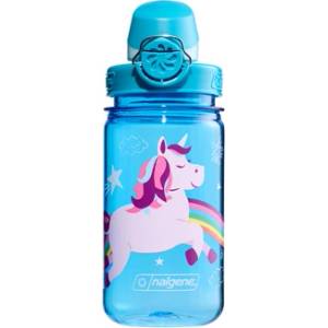 Nalgene Бебешка бутилка за вода Grip-n-Gulp Sustain 0, 35 L синьо еднорог (078934)