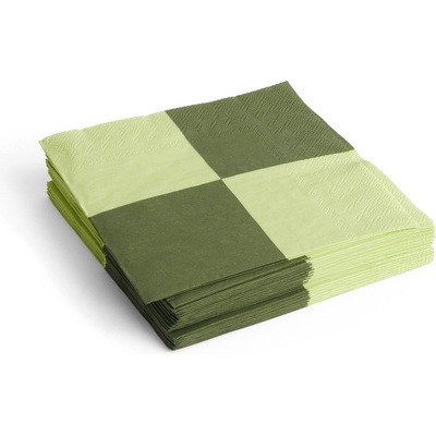 Hay Pattern Хартиени салфетки 40 x 40 см, светлозелена каре, 20 бр (AE732-E140-AQ03)