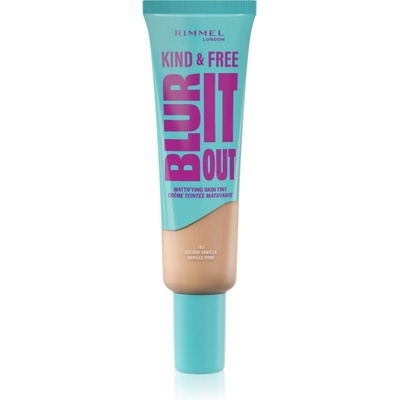 Rimmel Kind & Free Blur It Out лек хидратиращ фон дьо тен SPF 20 цвят 163 Golden Vanilla 30ml