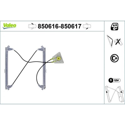 Zvedací zařízení oken VALEO 850616