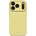 Decoded antimicrobial silicone backcover for iphone 17 pro - yuma yellow (k-d25ipo17pbcs9yw)