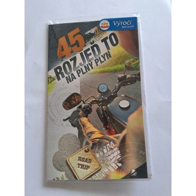 Přání k narozeninám 45 text uvnitř