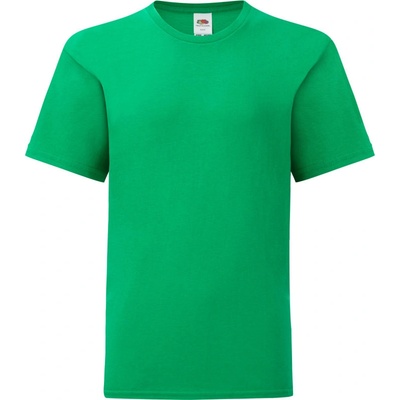 Fruit of the Loom Tričko Kids Iconic 150 T krátký rukáv dětské COT161023520a3 kelly green Zelená kelly