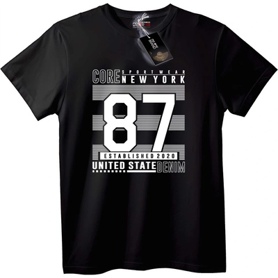 NOONEBRAND Тениска CORE 87 New York Спорт - XL, White