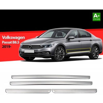Nerez lišty vnútorných prahov dverí VW Passat B8,5 2019+ 4 ks