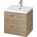 Cersanit S801-153-DSM - Висящ шкаф за баня с мивка LARA COMO орех (CS0167)