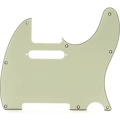 FENDER pickguard Telecaster Mint Green 8 otvorů 3-Ply