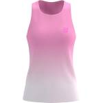 Compressport Дамска тениска Compressport Women's Performance Singlet Running shirt - Begonia / White (916-3350-0313)
