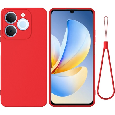 VSECHNONAMOBIL 123318 RUBBER Ochranný obal pro Realme Note 70T červený – Zboží Živě