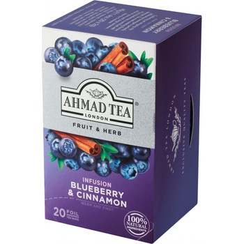 Ahmad Tea Infusion Ovocno bylinná směs borůvka&skořice 20 x 2 g