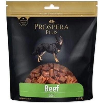 Prospera Plus kúsky z hovädzieho mäsa 230 g