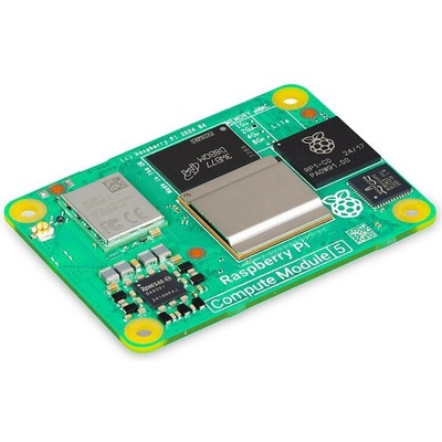 Raspberry Pi Compute Module 5: Wi-Fi & Bluetooth - Ano, RAM - 16 GB, eMMC - 64 GB – Zboží Živě
