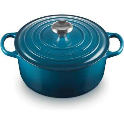 Le Creuset Kastról SIGNATURE 24 cm 4,2 l DEEP TEAL liatina