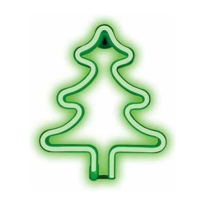 Neolia Dekoratívne LED neón Vianočný strom zelená 5V DNLTREEFOGR