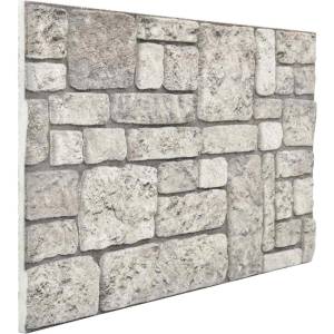 vidaXL Стенни панели 10 бр. 100 x 50 cm Сиво EPS пяна (332929)