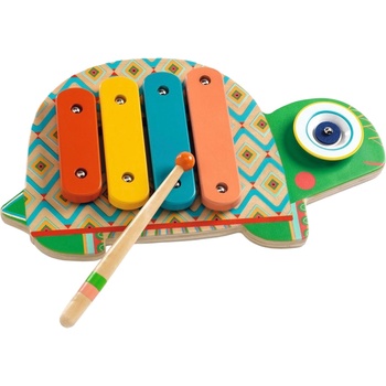 DJECO Детска музикална играчка Djeco - Калимба и ксилофон, многоцветна (DJ06034)