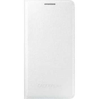 Samsung Flip Cover - Galaxy Alpha case white (EF-FG850BW)
