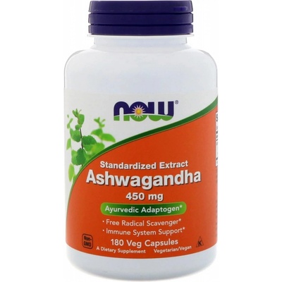 Now Foods Ashwagandha 450 mg 180 kapslí