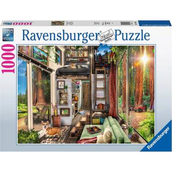 Ravensburger Пъзел Ravensburger от 1000 части - Малка къща (17496)